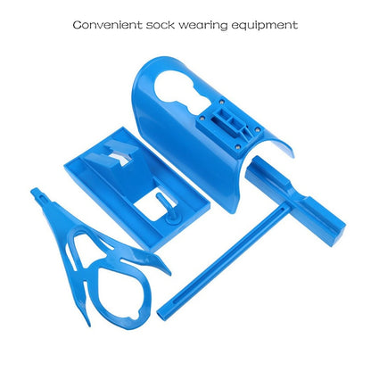 Pregnant Elder Sock Wearing Shoe Horn Device Slider Easy on /off Sock Aid Kit Shoe Horn Device No Bending Stretching Straining