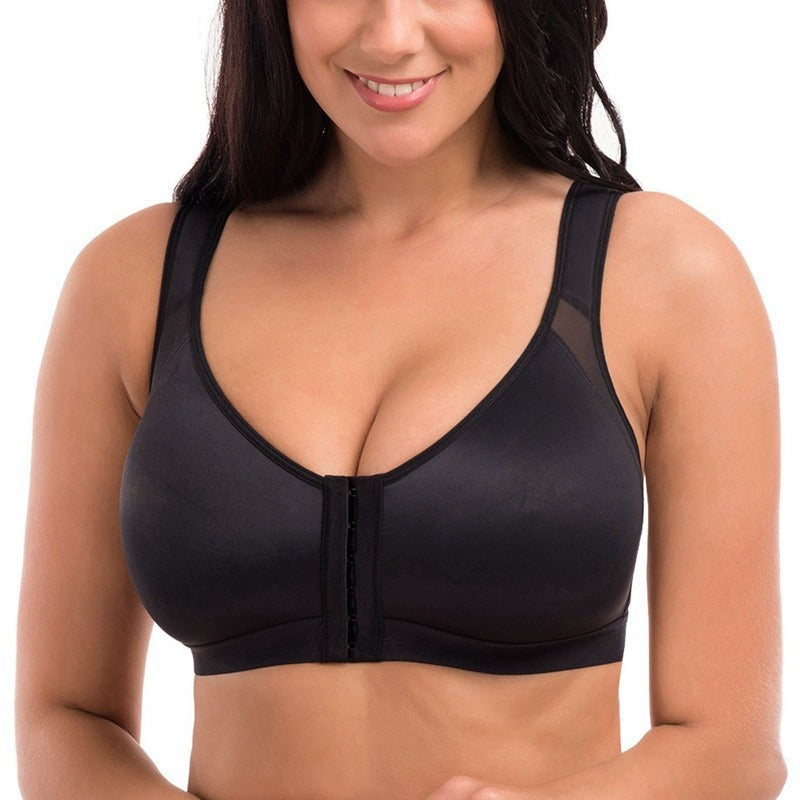 Wide smoothing side bands prevent underarm bulge