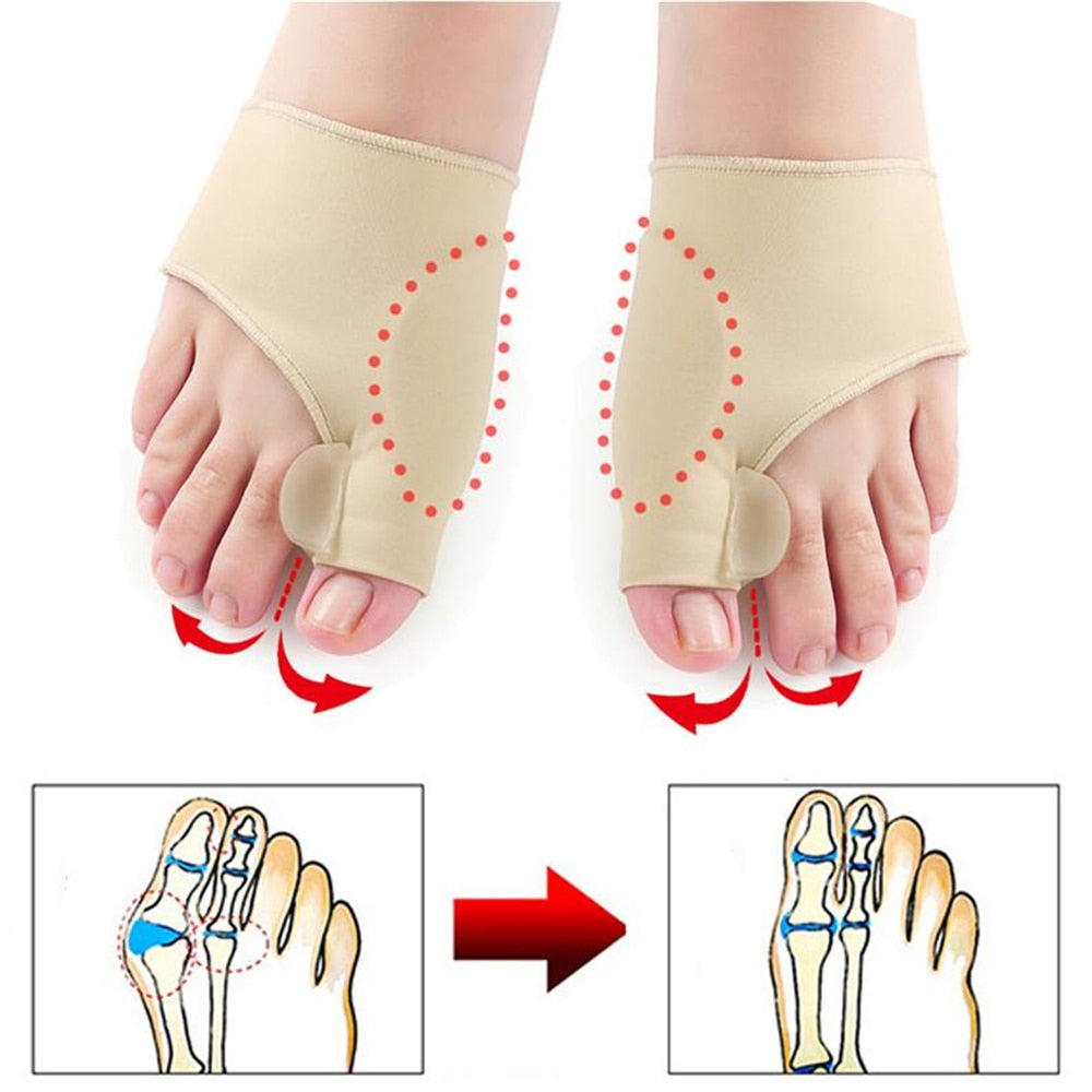 Gel Bunion Toe Separators - 1 Pair, One Size Fits Most