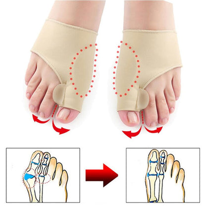 Gel Bunion Toe Separators - 1 Pair, One Size Fits Most