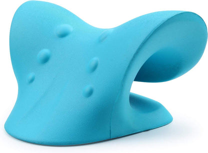 C-Shape Acupressure Neck Pillow - 6-Point Massage, No Power
